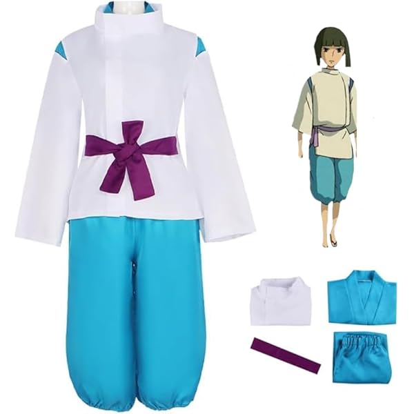 Amazon.co.jp: 千尋 ハク 荻野 千尋 ハロウィン コスプレ衣装 子供